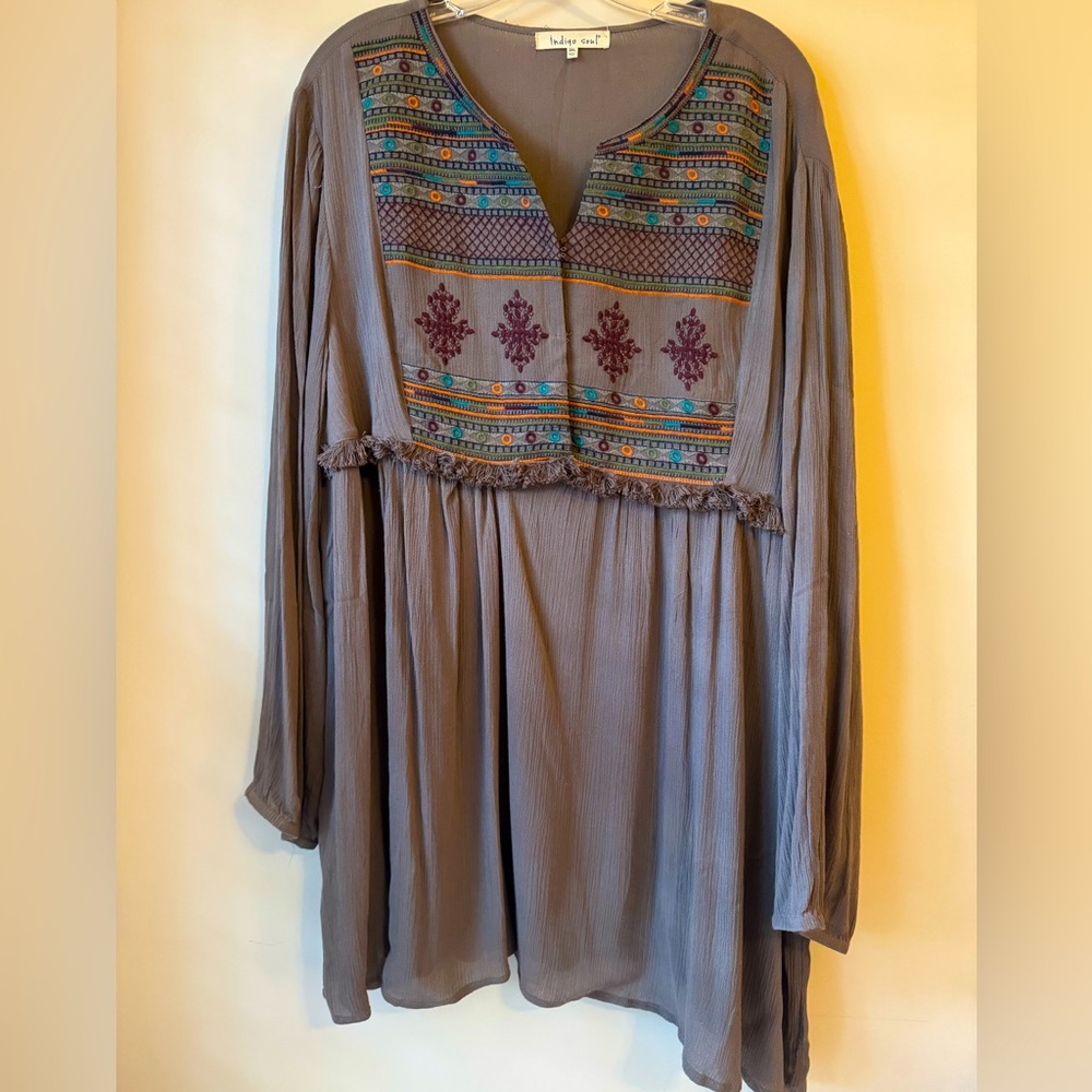 Boho Women’s Plus Top SZ 2X